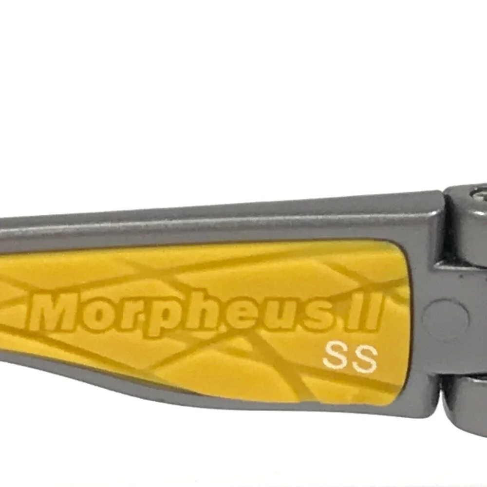 Rec Specs Athletic Goggles Frames Morpheus II 375 Yellow Gray Checks 53-17-130